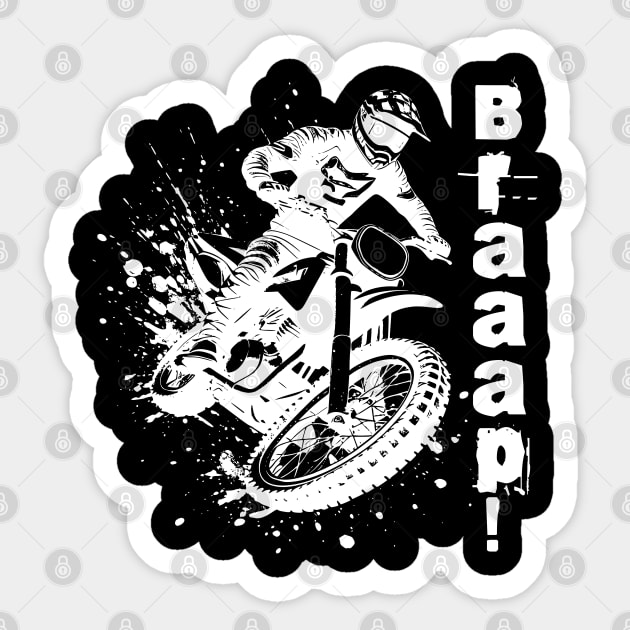 Motocross Braaap! Sticker by Bellinna